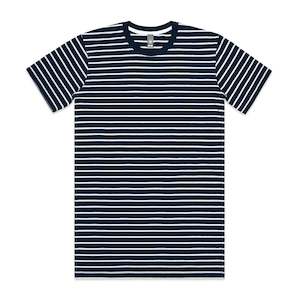 One Get One 1 2 Price: AS Colour Staple Stripe - Navy/White