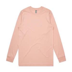AS Colour Base Long Sleeve Tee - Pale Pink - 2XL