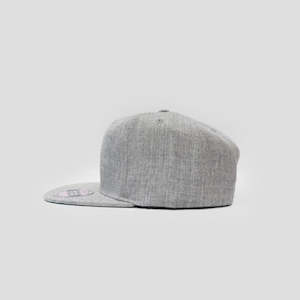 Flexfit Flatpeak - Grey Marle/Green Undervisor