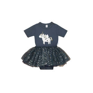 Huxbaby Unicorn Ballet Onesie