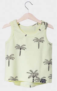 Kukukid TANK-TOP Lemon Palms