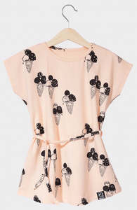 Kukukid DRESS/TUNIC Peach Ice-cream