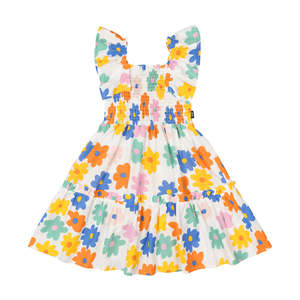 Dresssale Rock Your: Rock Your Kid Love Me Do Shirred Dress