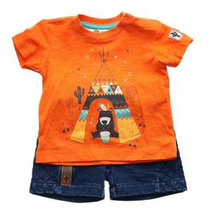 Petit Lem: PETIT LEM TEE & SHORTS - TEE PEE BEAR