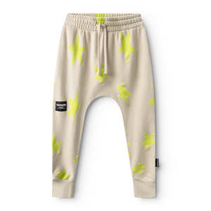 NUNUNU Star Baggy Pants Smokey Natural