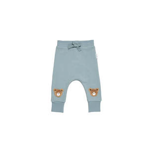 Pants Boy: Huxbaby Furry Huxbear Knee Drop Crotch Pant Fleece