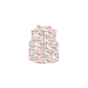 Jackets Coats Outwear Girl: Huxbaby Magical Unicorn Reversible Fleece Vest