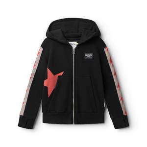 Jackets Coats Outwear Boy: NUNUNU Mini Bolts Zip Hoodie
