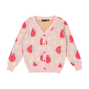 Cardigans Jumpers Girl: Rock Your Kid Berry Much Knit Cardigan
