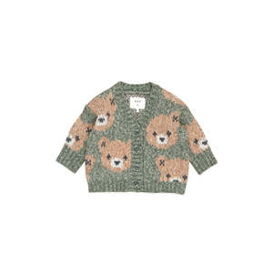 Huxbaby Light Spruce Huxbear Boxy Cardi