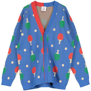 Cardigans Jumpers Boy: Beau Loves Knit Cardigan Ecru, Ping Pong