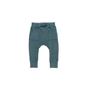 Pants Baby Boy: Huxbaby Spruce Pocket Drop Crotch Pant