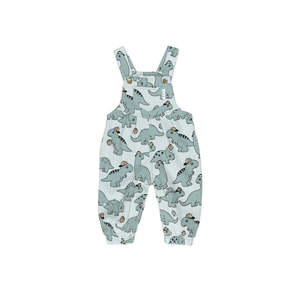 Pants Baby Boy: Huxbaby B-Ball Dino Overalls