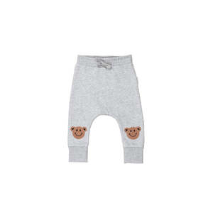 Huxbaby B-Ball Bear Knee Drop Crotch Pant Fleece
