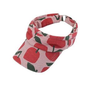 Jelly Mallow: Jelly Mallow Red apple sun visor