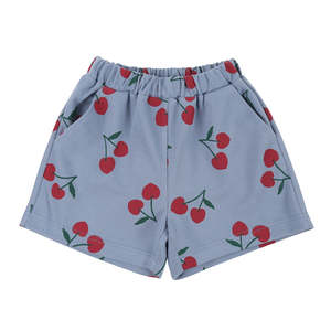 Jelly Mallow: Jelly Mallow Cherry Pique Shorts