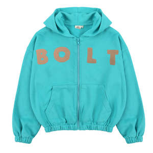 Jelly Mallow: Jelly Mallow Bolt Zip-up Hoodie