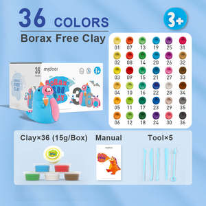 Mideer Borax Free Clay - 36 colours