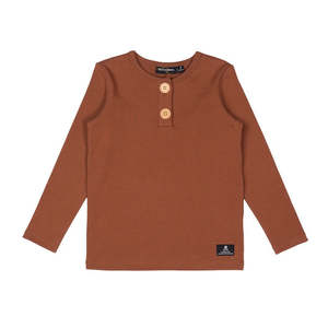 Rock Your Kid Brown LS T-shirt