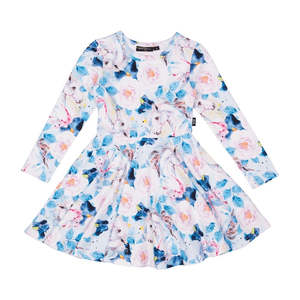 Clearance Rock Your Baby Kid: Rock Your Kid Floral Unicorn Wasited Dress