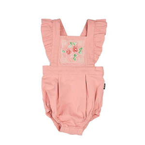 Clearance Rock Your Baby Kid: Rock Your Baby PINK ROSE - ROMPER