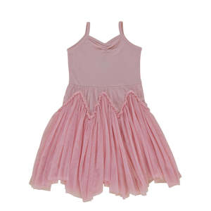 Peggy New: Peggy Velvet Ballet Dress Primrose Pink