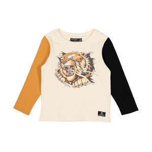 Rock Your 2022ss Drop1: Rock Your Kid EASY Tiger LS T-Shirt
