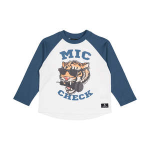 Rock Your Kid Mic Check LS T-Shirt Boxy Fit