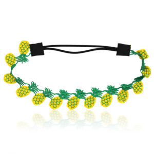 Gift Under 15: Milk & Soda Fruit Stretch Headband Pineapple