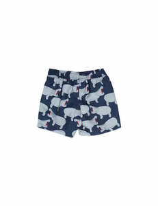 Mini Rodini Hippo Swim Shorts Grey