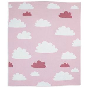 Weegoamigo Knit Blanket Sky High Pink
