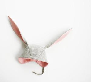 Littlegooall: Littlegoodall Luxe Grey Bunny Hat