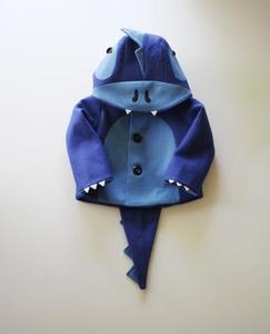 Littlegooall: Littlegoodall Blithe Blue Dinosaur Coat