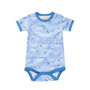 Sapling Japanes Wave Short Sleeve Bodysuit