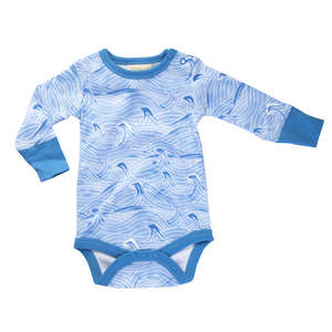 Sapling Japanes Wave Long Sleeve Bodysuit