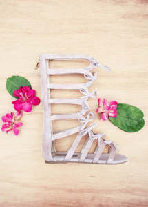 Joyfolie: Joyfolie Farrah in Blush Metallic