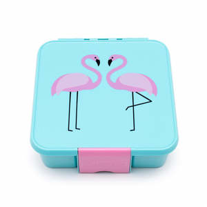 Little Lunch Box Co Bento Three _ Flamingo