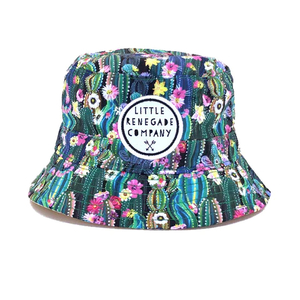 The Little Renegade Company CAMELLIA REVERSIBLE BUCKET HAT