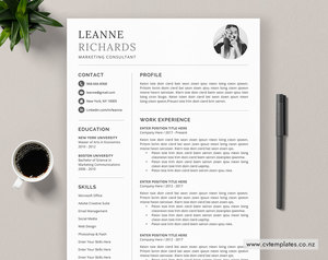 CV Template for MS Word, Curriculum Vitae, Modern & Creative CV Template Des&hellip;