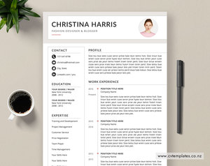 CV Template for MS Word, Curriculum Vitae Template, Modern CV Template Design, C&hellip;