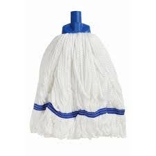 Products: Edco Microfibre Round Mop Head Blue - Cleaners Wholesale Nelson