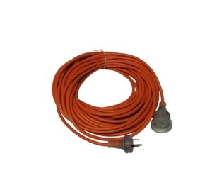 Power Cord 20m Orange 1mm 3 Core