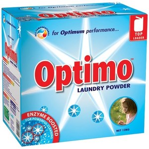 Products: Optimo Laundry Powder 12kg - Cleaners Wholesale Nelson