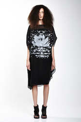 Nimbus: Still Water Silk Dress