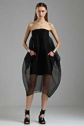 Levitas: Levitas Strapless Dress