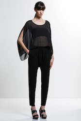 Halo Ss 14 15: Serenity Top (100% Silk Georgette)