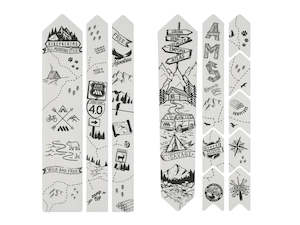 Frame Protection: All Mountain Style - Bikepacking Gravel/Road Frame Guards