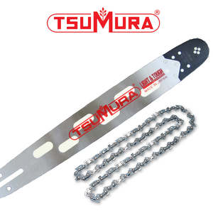 36" Tsumura Light Weight Bar & Sugi Hara Full Chisel Skip Chain for Husqvarna