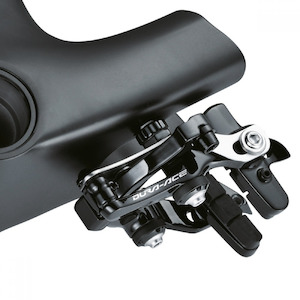Calipers: Shimano BR-R9110 Rear Brake Dura-Ace Direct Chainstay Mount
