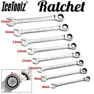 Hub Axle Tools: IceToolz 11mm Ratchet Combo Spanner